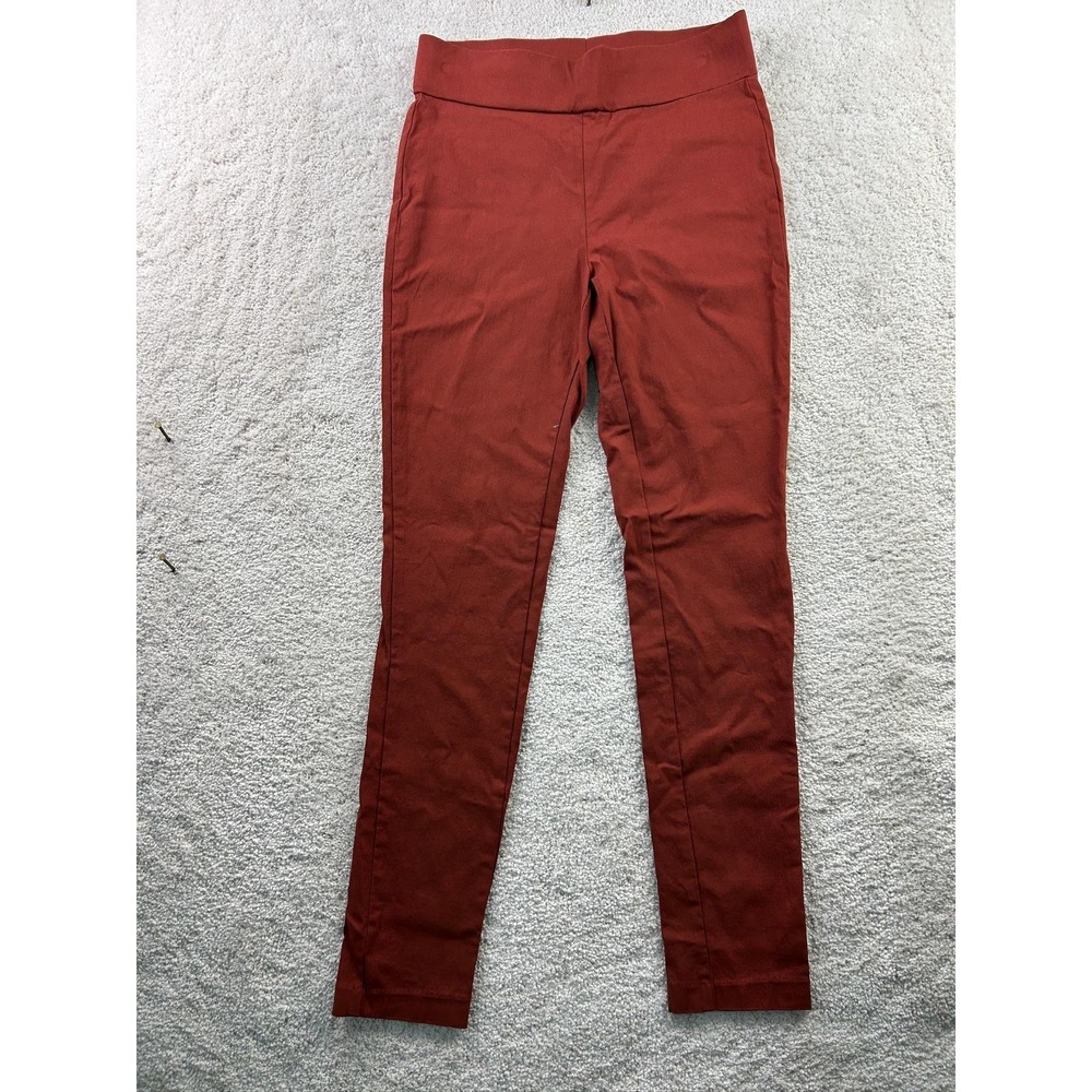Passports Pants Womens Small Red‎ Pull On Stretch Slim Skinny Trousers Casual
